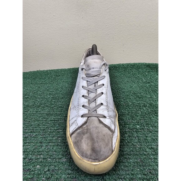 GOLDEN GOOSE SuperStar White Leather Suede Sneakers Perforated Stars EU 38 US 8 - Picture 8 of 15